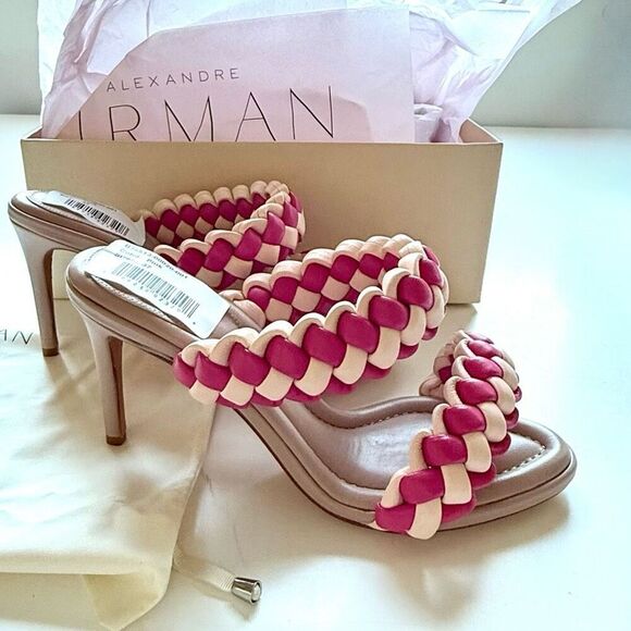 NWT Alexandre Birman Francis 90MM Leather Sandals. Size: 37 (USA size 7) - Picture 9 of 12